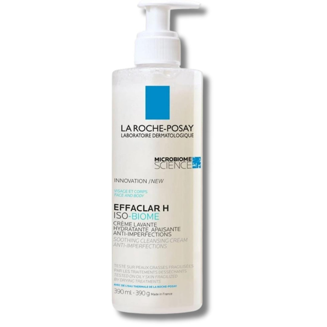 La Roche Posay Effaclar H Isobiome Lavant Kurutucu Etki Altındaki Yağlı ve Hassas Ciltler Için Yatıştırıcı ve Temizleyici Krem 390 ml
