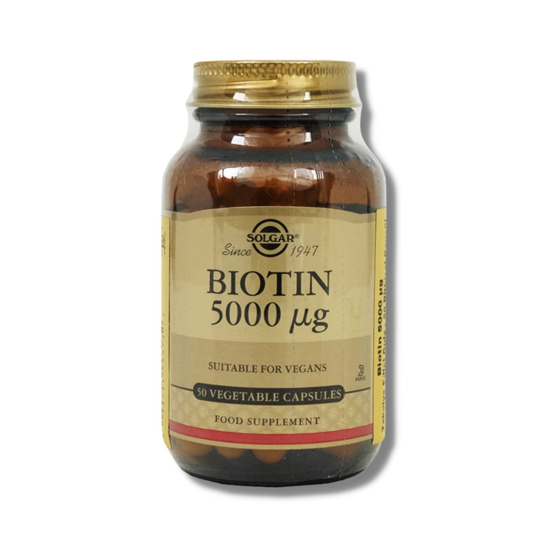 Solgar Biotin 5000 Mcg 50 Kapsül
