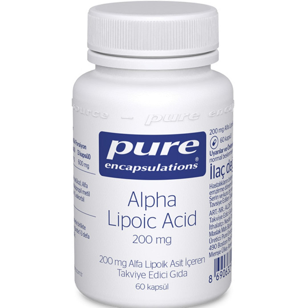 Pure Encapsulations Alpha Lipoic Acid 200 Mg -60 Kapsül