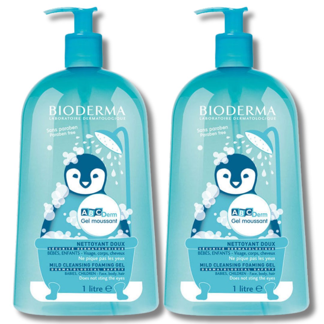 Bioderma Abcderm Foaming Gel Temizleme Jeli 1 Litre * 2 adet