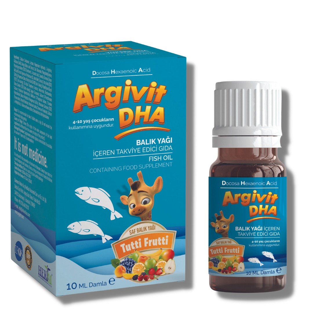 Argivit DHA Damla Balık Yağı 10 ml