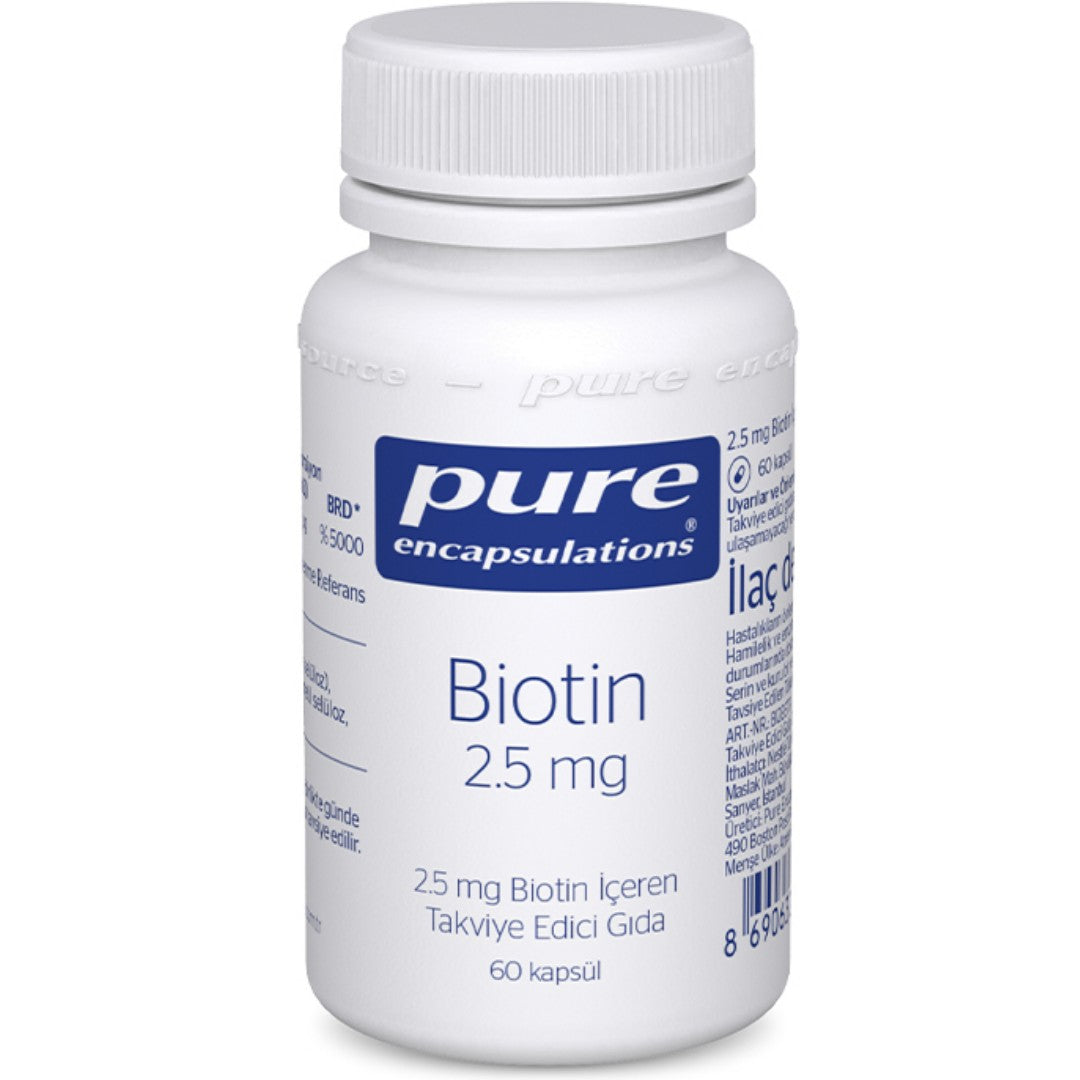 Pure Encapsulations Biotin 2.5 Mg 60 Kapsül