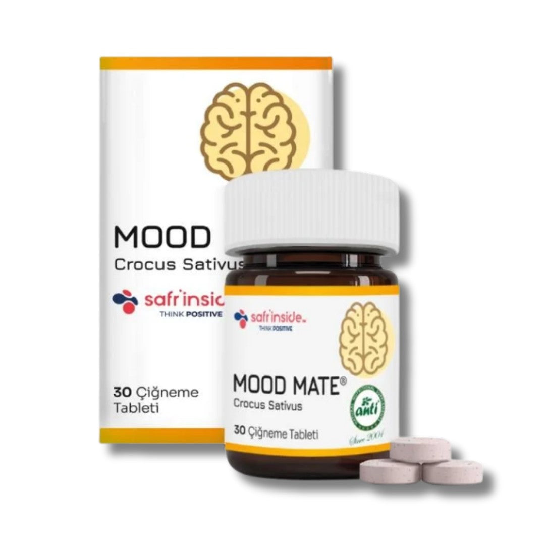 Anti Mood Mate Safran Ekstresi 30 Çiğneme Tableti