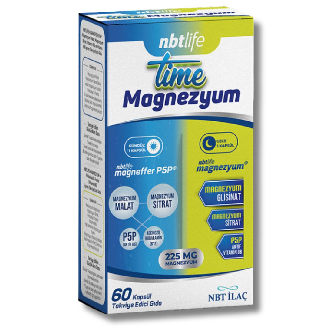 Nbt Life Time Magnezyum 60 Kapsül