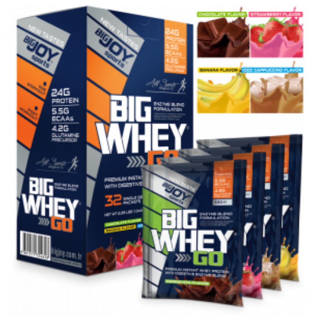 BigJoy Sports BigWhey Go Whey Protein 32 Şase - Mix