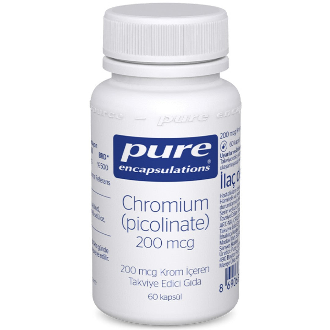 Pure Encapsulations Chromium Picolinate 200 Mcg -60 Kapsül