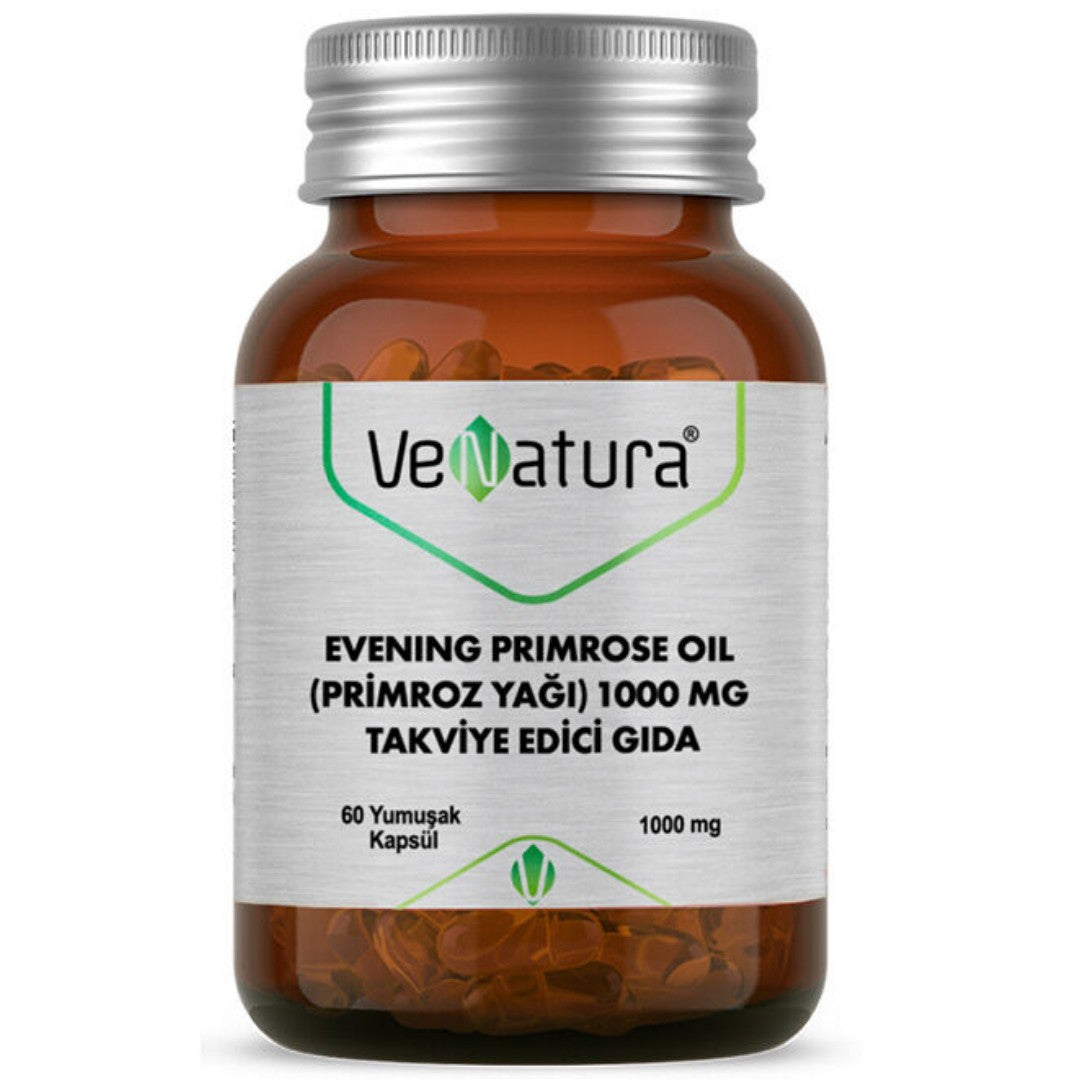 VeNatura Evening Primrose Oil (Primroz Yağı) 1000 mg -60 Kapsül