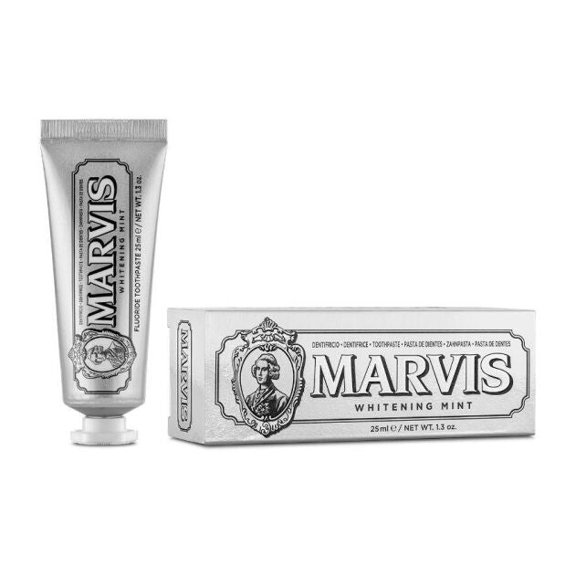 Marvis Whitening Mint Diş Macunu 25ml Beyazlatıcı etkili naneli diş macunu