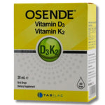 Osende Vitamin D3 K2 Takviye Edici Gıda 20 ml