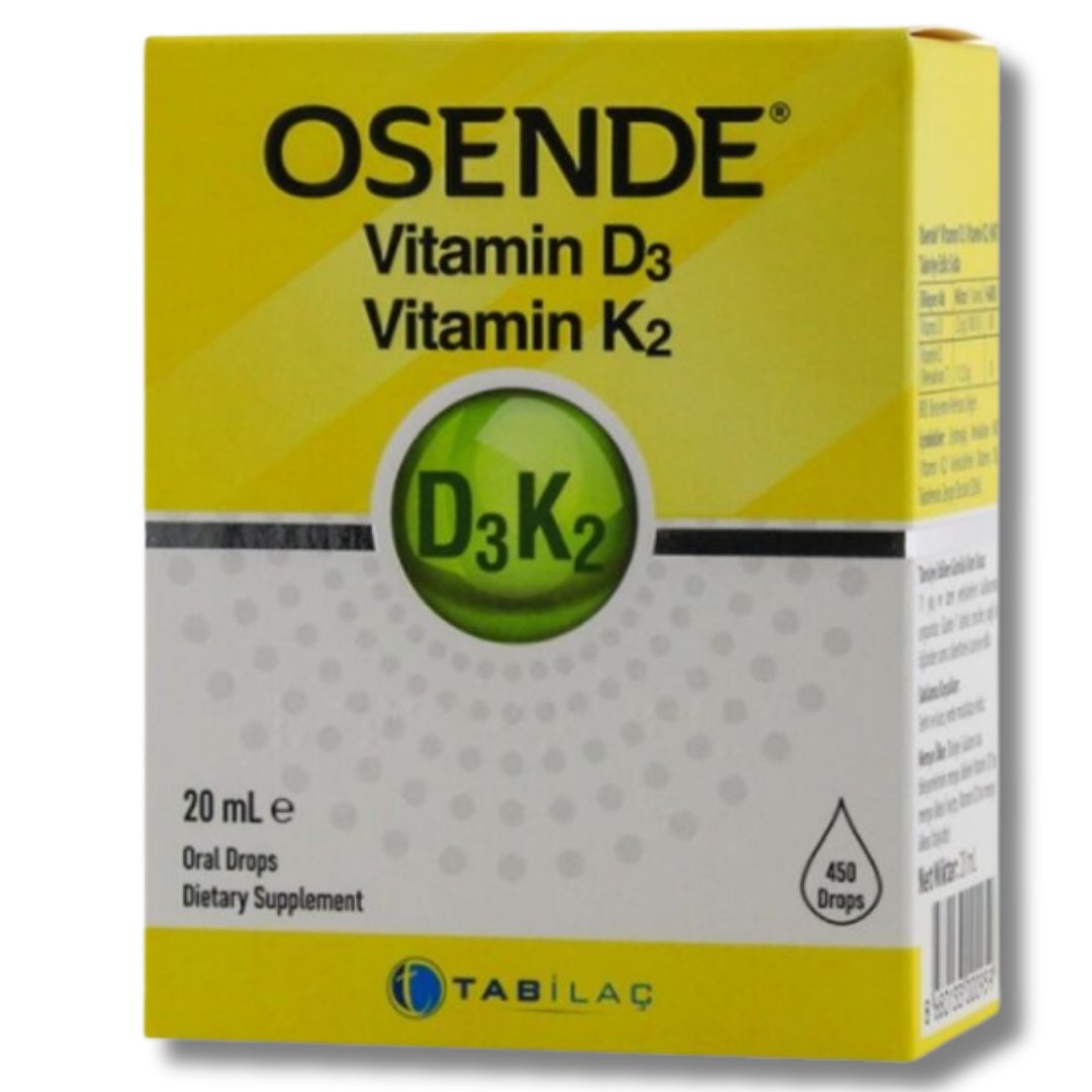 Osende Vitamin D3 K2 Takviye Edici Gıda 20 ml