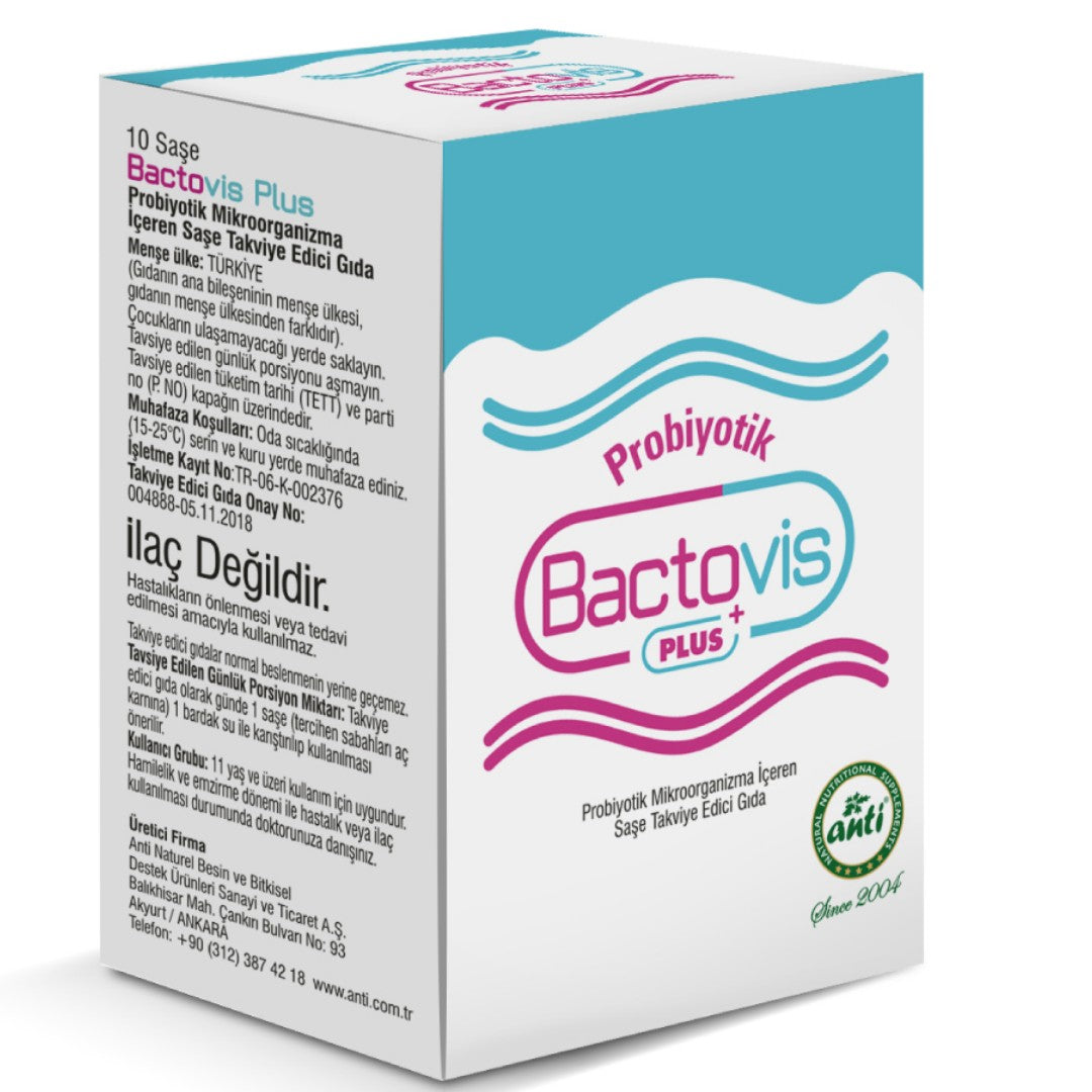 Bactovis Plus Probiyotik + Prebiyotik + S.Boulardii