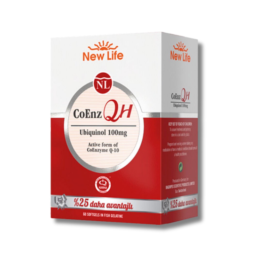 New Life CoEnz QH 100 mg 60 Yumuşak Kapsül