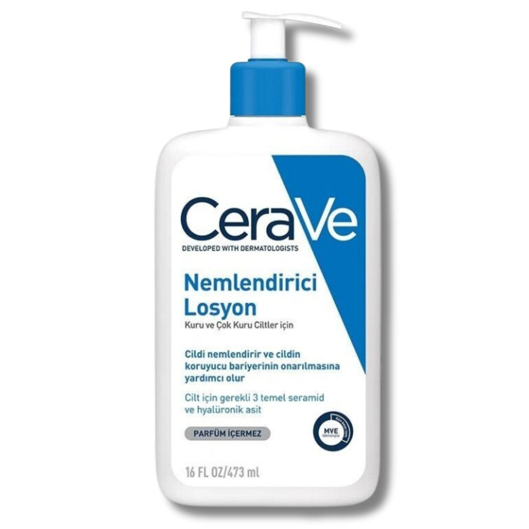 CeraVe Nemlendirici Yüz ve Vücut Losyonu-Seramid Ve Hyalüronik Asit İçerikli 473 ml