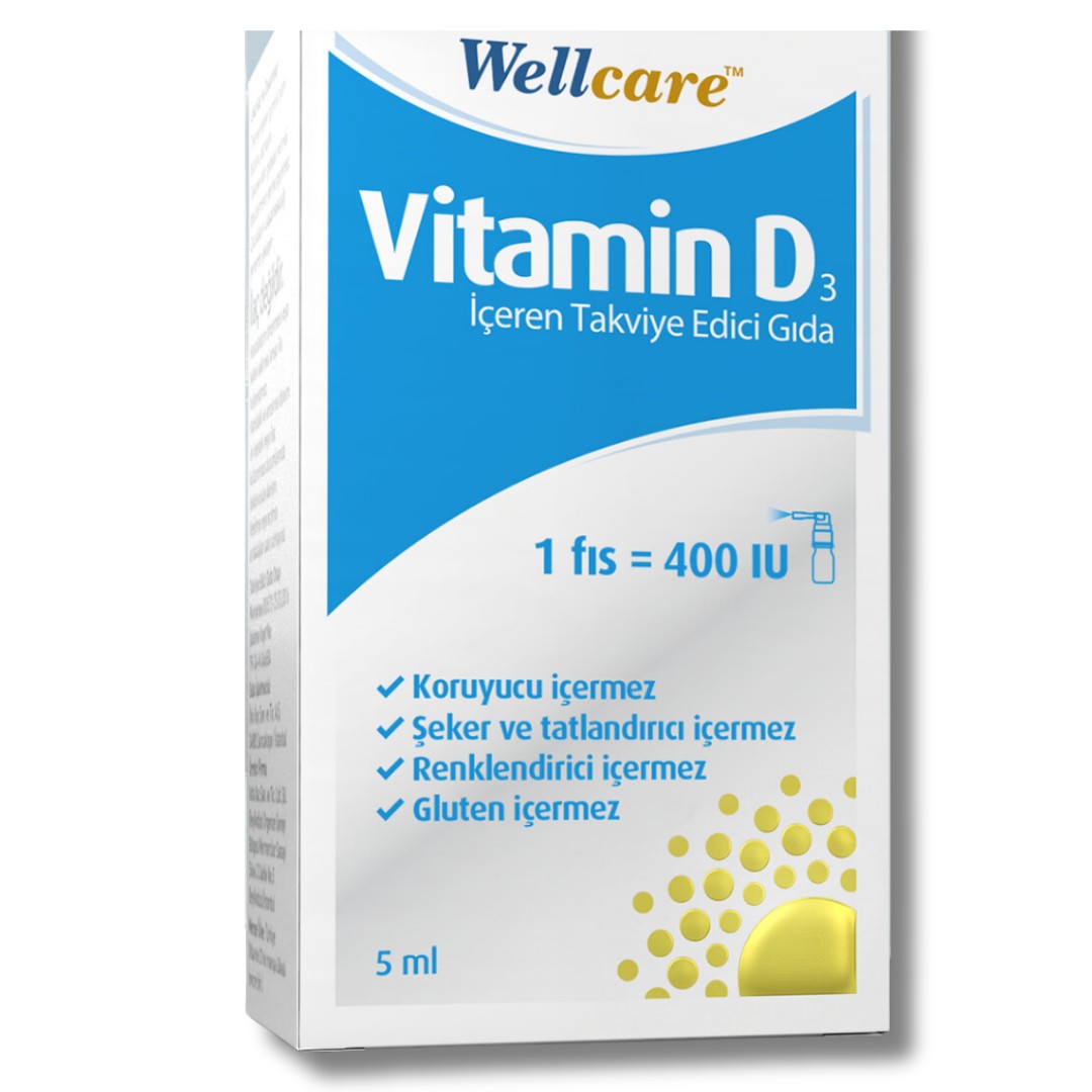 Wellcare Vitamin D3 400 IU 5 ml