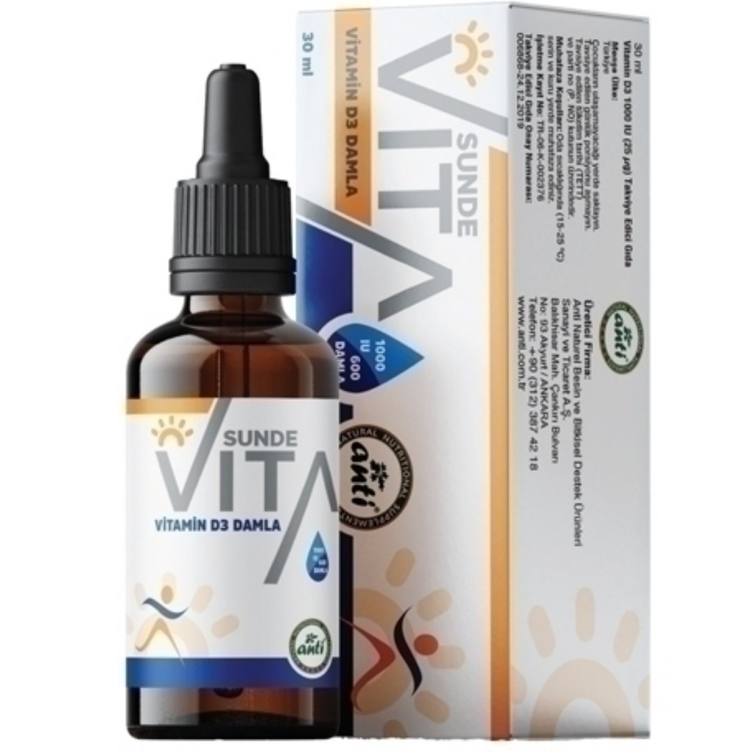 Sunde Vita D Vitamini Damla-30 ml.
