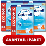 Aptamil 4 Çocuk Devam Sütü 900 gr 1+ Yaş - 3 adet