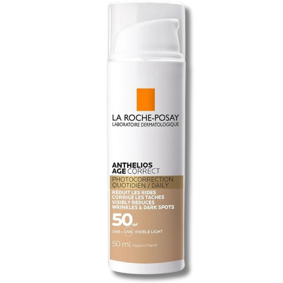 La Roche Posay Anthelios Age Correct SPF50+ Yaşlanma Karşıtı Renkli Yüz Güneş Kremi 50 ml
