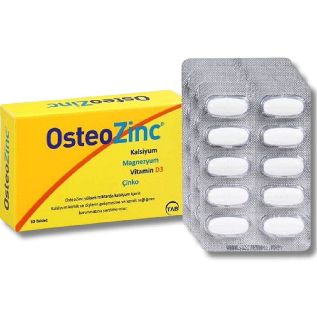 Osteozinc Takviye Edici Gıda 30 Tablet