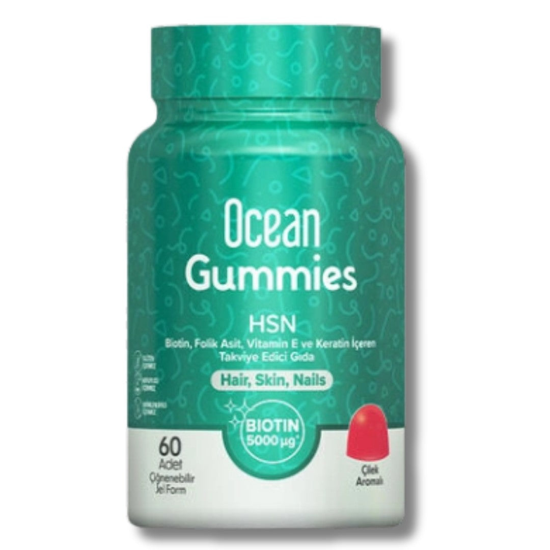 Orzax Ocean Gummies HSN 60 Adet Çiğnenebilir Jel Form