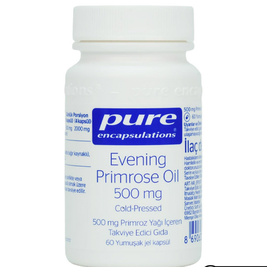 Pure Encapsulations Evening Primrose Oil -60 Kapsül