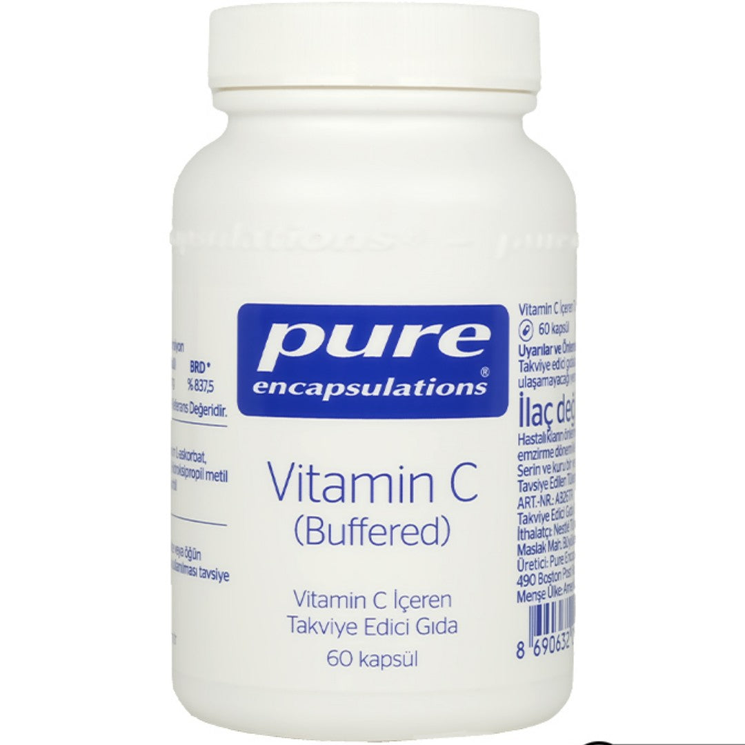 Pure Encapsulations Vitamin C Buffered -60 Kapsül