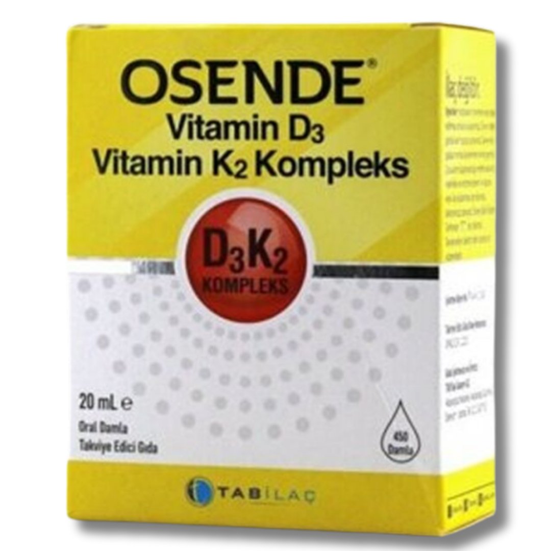 Osende Vitamin D3 K2 Complex Takviye Edici Gıda 20 ml