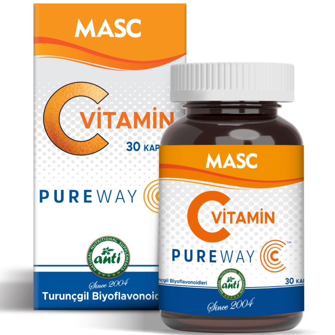 Masc Pureway-C C vitamini- 30 Kapsül