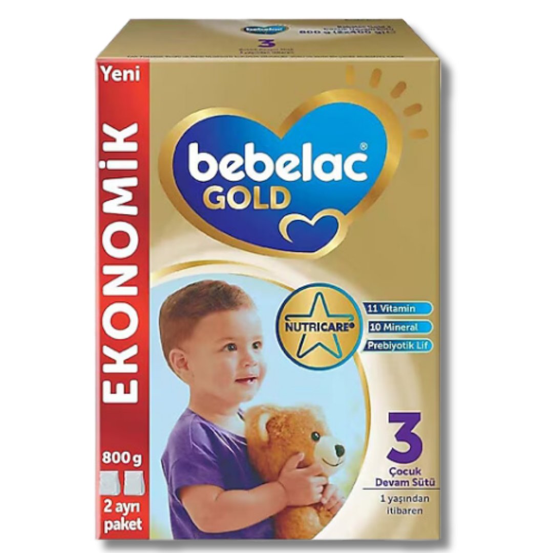 Bebelac Gold 3 Devam Sütü 800 Gram 1+ yaş - 1 adet