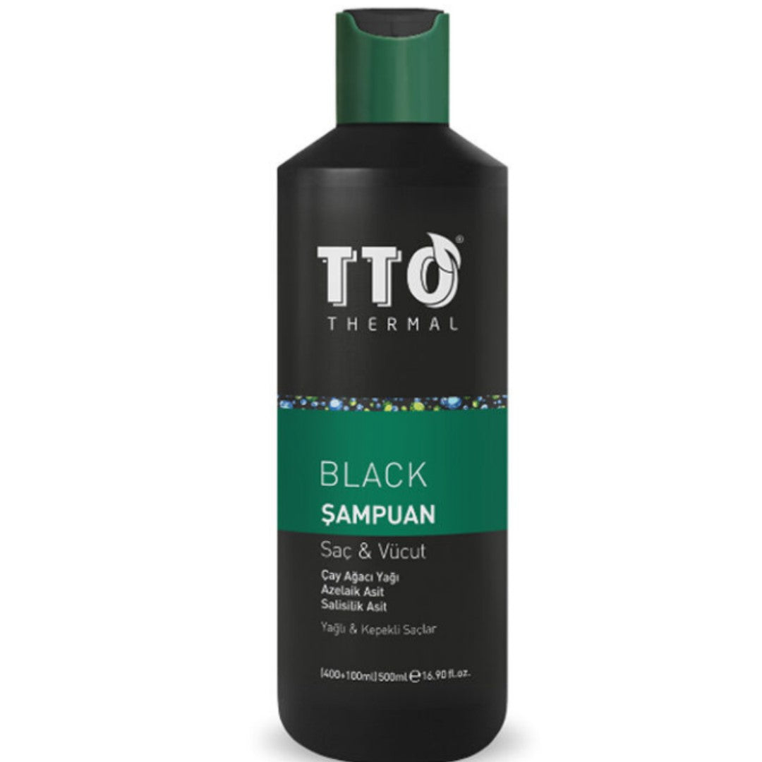 TTO Black Saç ve Vücut Şampuanı 400+100 ml