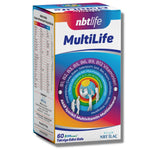 Nbt İlaç NBT Life Multilife Aktif İçerikli Multivitamin Multimineral Takviye Edici Gıda 60 Kapsül