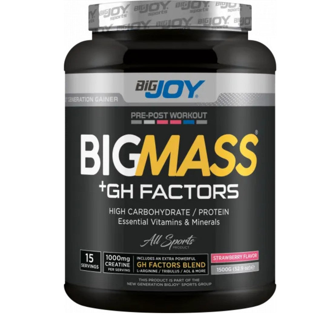 BigJoy Sports Big Mass +GH Factors 1500 Gr - Çilek