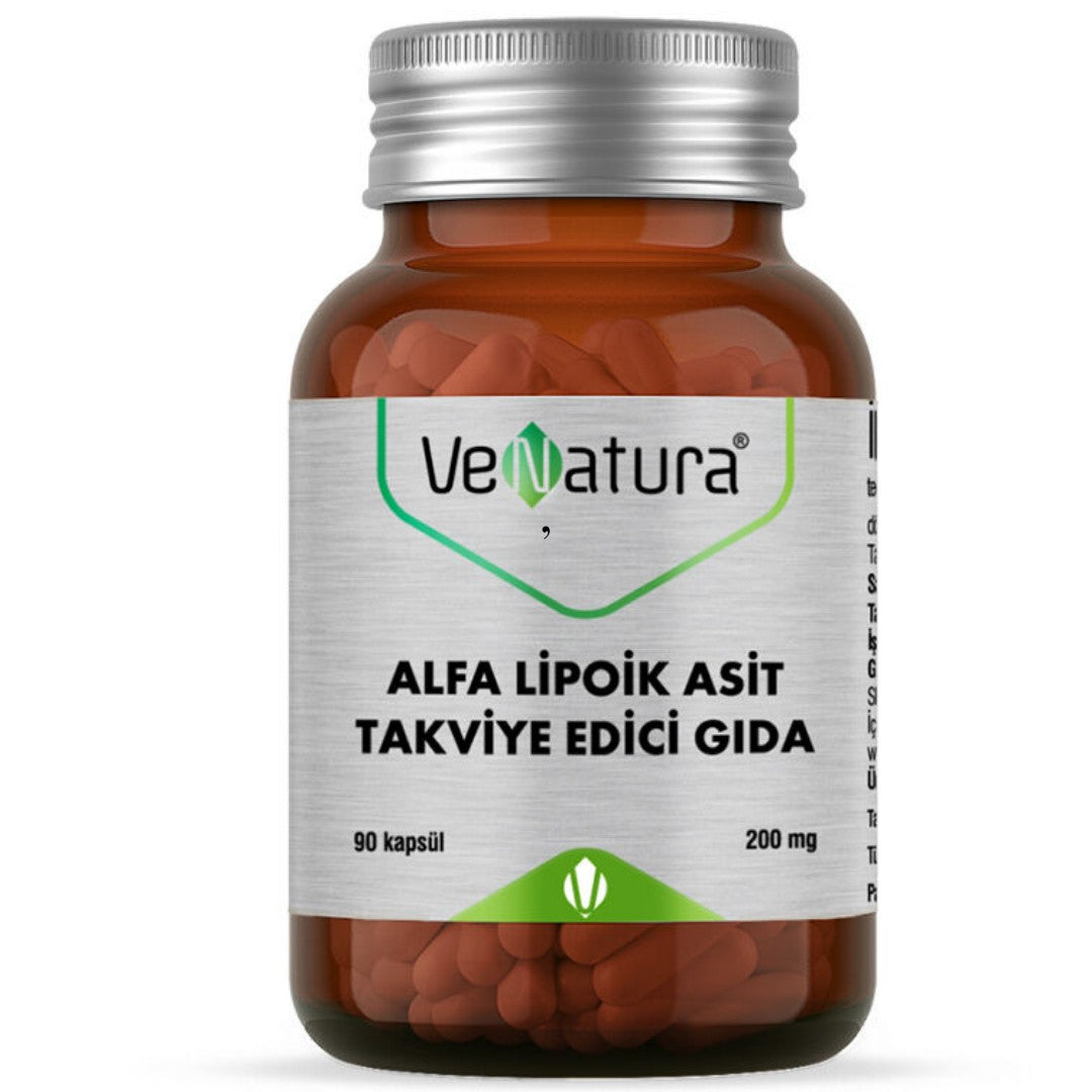 VeNatura Alfa Lipoik Asit Takviye Edici Gıda- 90 Kapsü