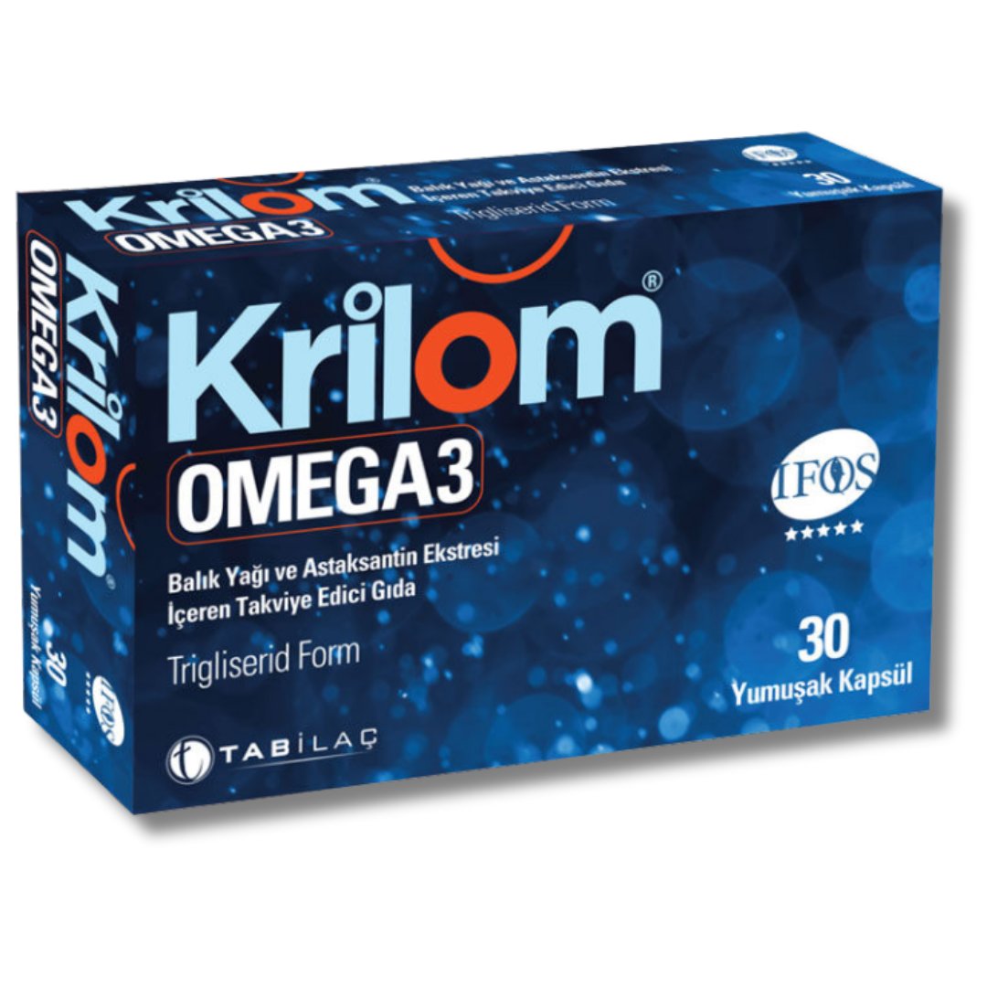 Krilom Omega 3 Yumuşak Kapsül 30 Kapsül
