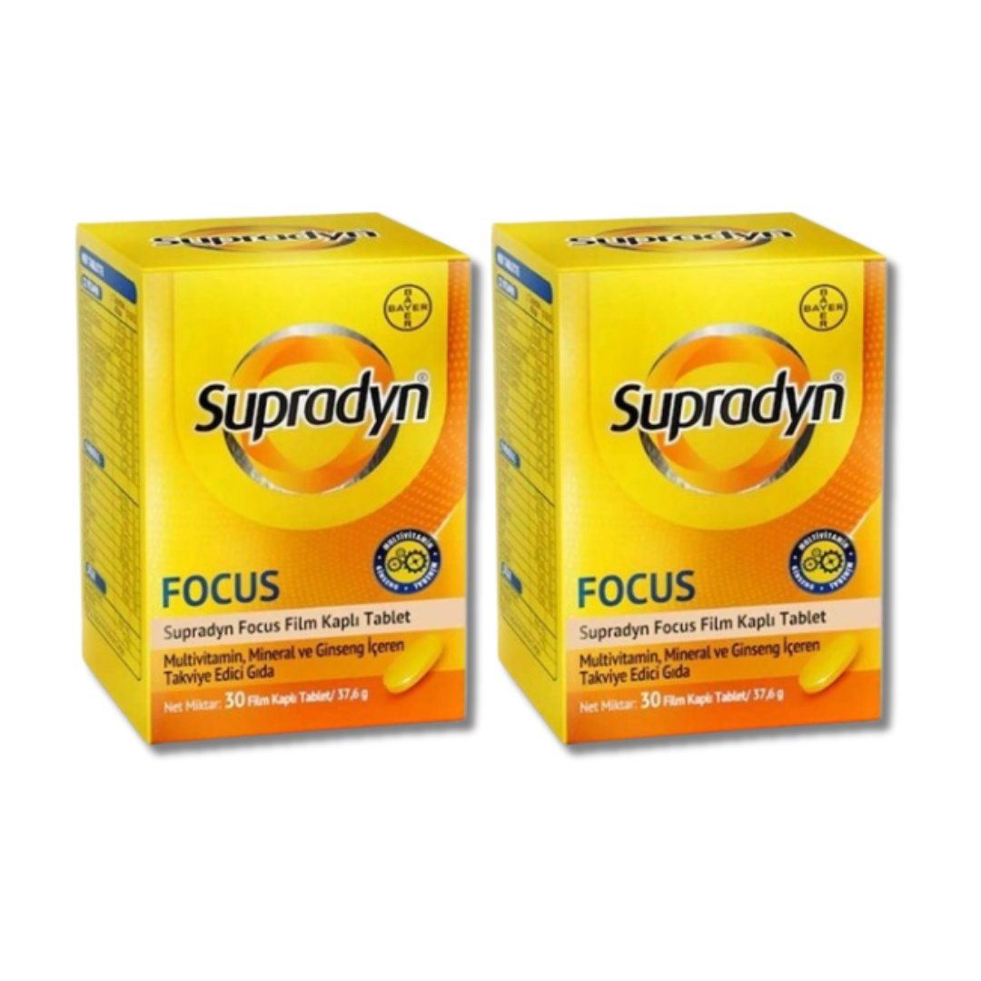 Supradyn Energy Focus Multivitamin Ginseng 30 Tablet - 2 adet
