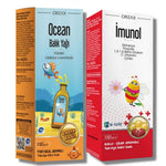 Ocean Balık Yağı Portakal Aromalı 150 ml + Imunol Şurup 150 ml - %50 İndirimli Kofre