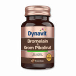 Dynavit Bromelain ve Krom Pikolinat İçeren Takviye Edici Gıda 60 Kapsül