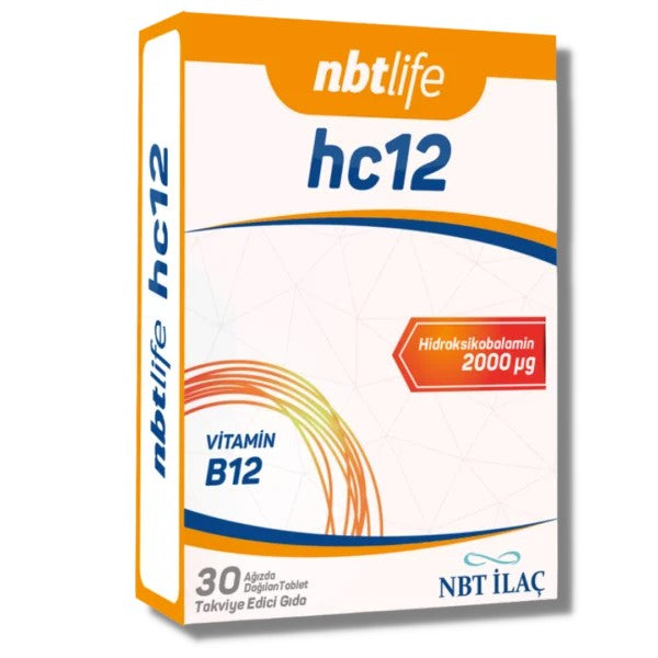 Nbt Life HC 12 Takviye Edici Gıda 30 Tablet