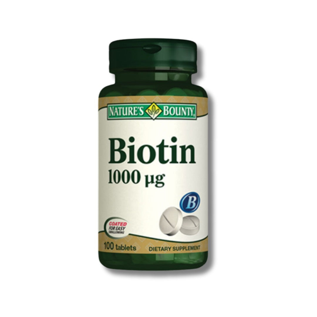 Natures Bounty Biotin 1000 mcg Takviye Gıda 100 Tablet