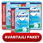 Aptamil 3 Devam Sütü 900 gr 9-12 Ay - 3 adet