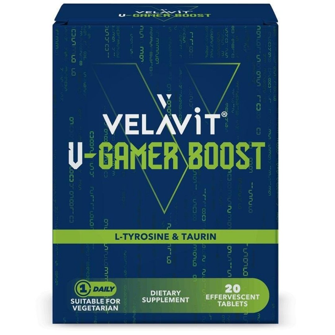 Velavit V-Gamer Boost -20 Efervesan Tablet