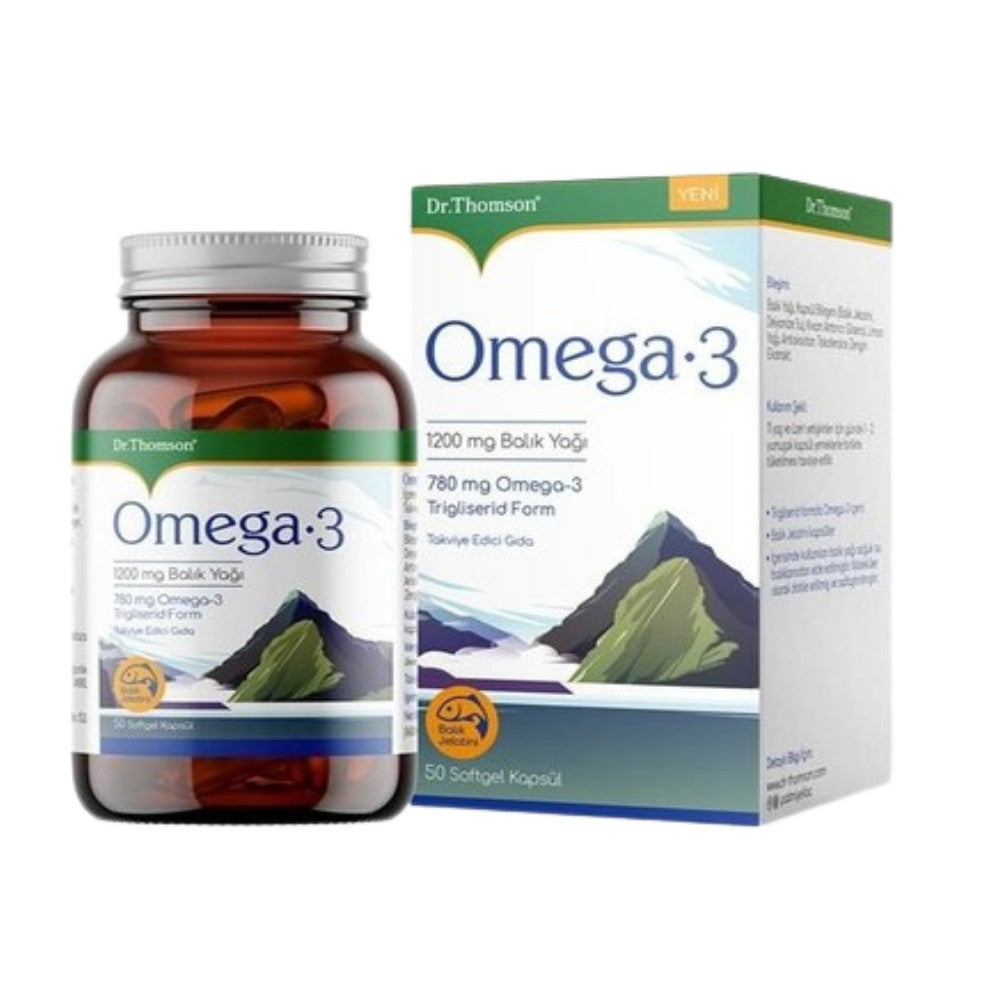 Dr. Thomson Omega-3 1200 mg Balık Yağı 50 Kapsül