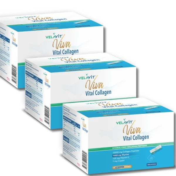 Velavit Viva Vital Collagen 3x30 Saşe Takviye Edici Gıda