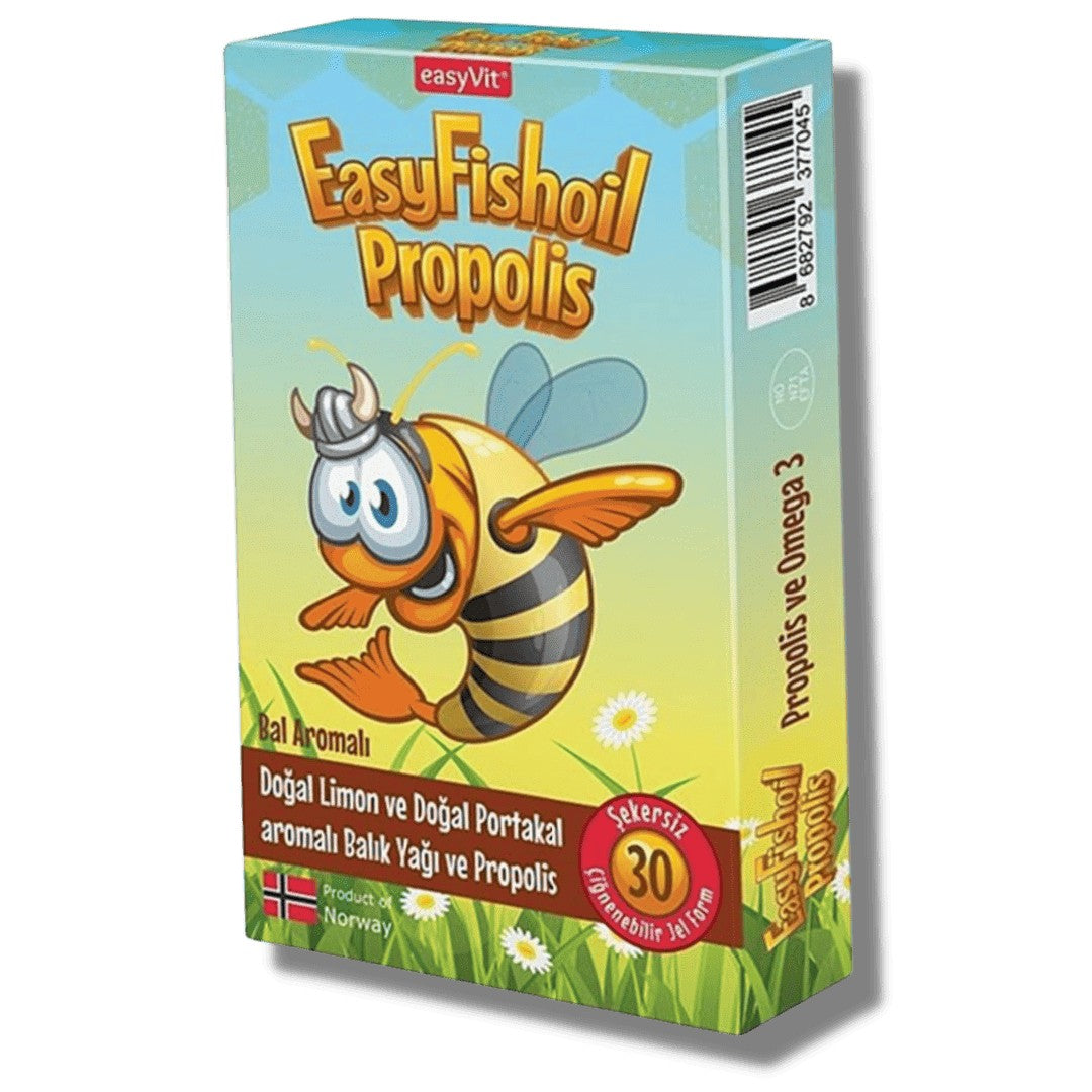 Easyvit Easyfishoil Propolisli Omega 3 Jel Tablet 30'lu