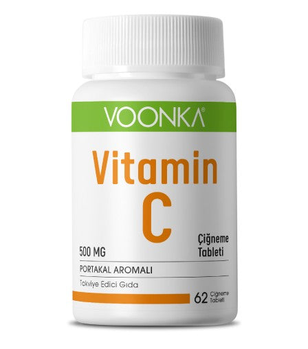 Voonka Vitamin C Portakal 60 Çiğneme Tableti