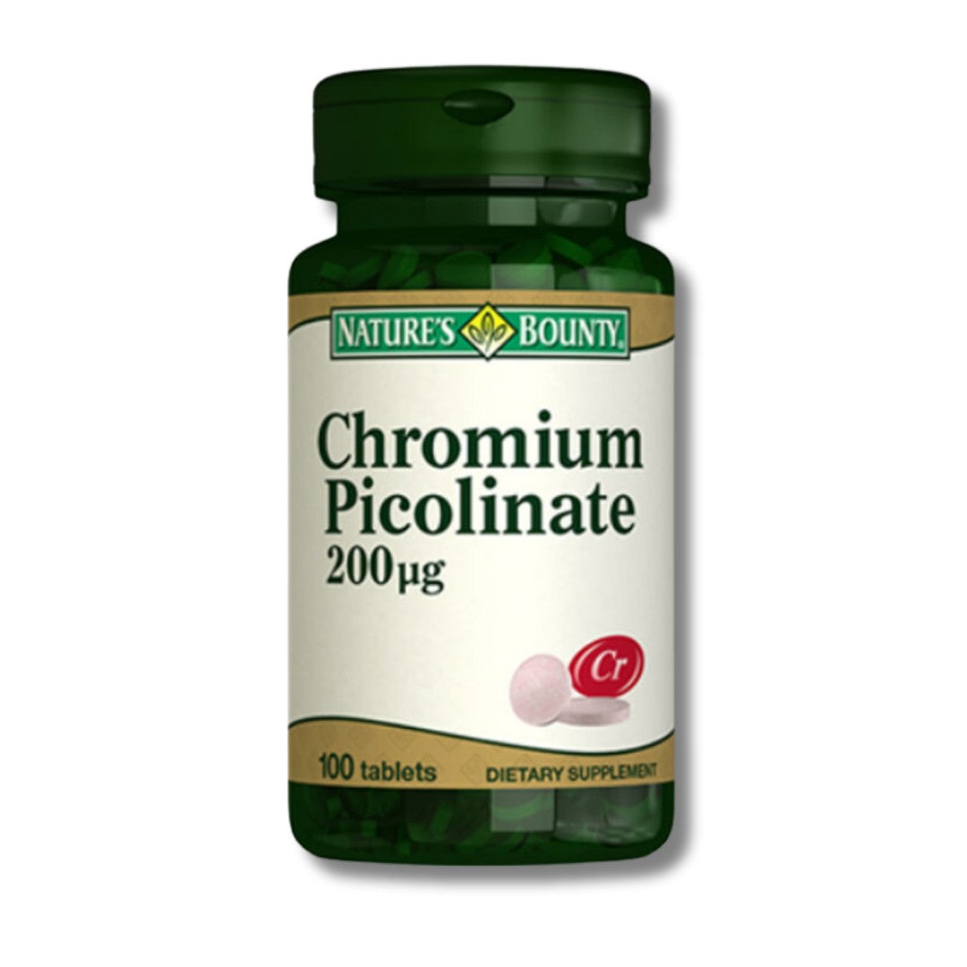 Natures Bounty Chromium Picolinate 200 mcg Takviye Edici Gıda 100 Tablet