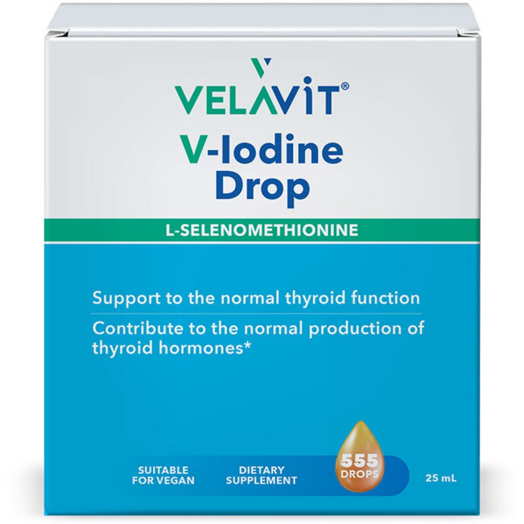 Velavit V-lodine Drop İyot ve Selenyum İçeren Takviye Edici Gıda -25 ml