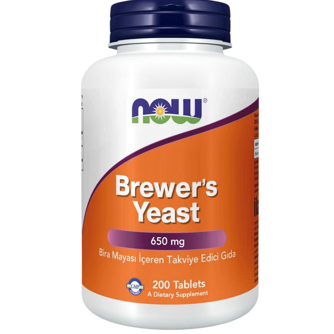 Now Brewer’s Yeast / Bira Mayası İçeren Takviye Edici Gıda -(200 Tablet)