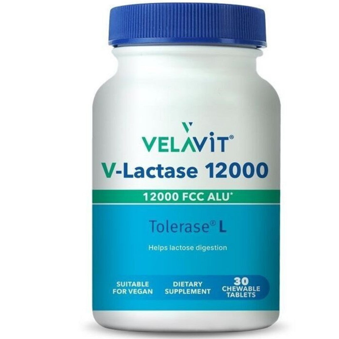 Velavit V Lactase 12000 -30 Tablet