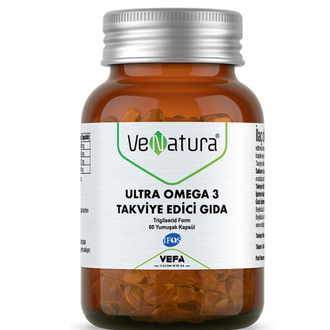 VeNatura Ultra Omega 3 Takviye Edici Gıda 60 Kapsül