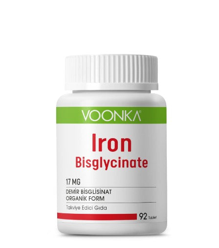 Voonka Iron Bisglycinate 92 Kapsül